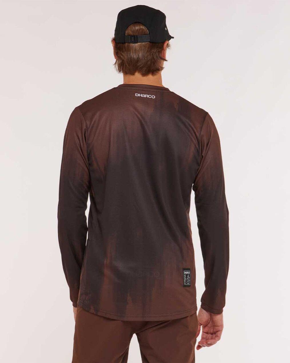 Dharco Gravity Brown Long Sleeve Jersey 3/6
