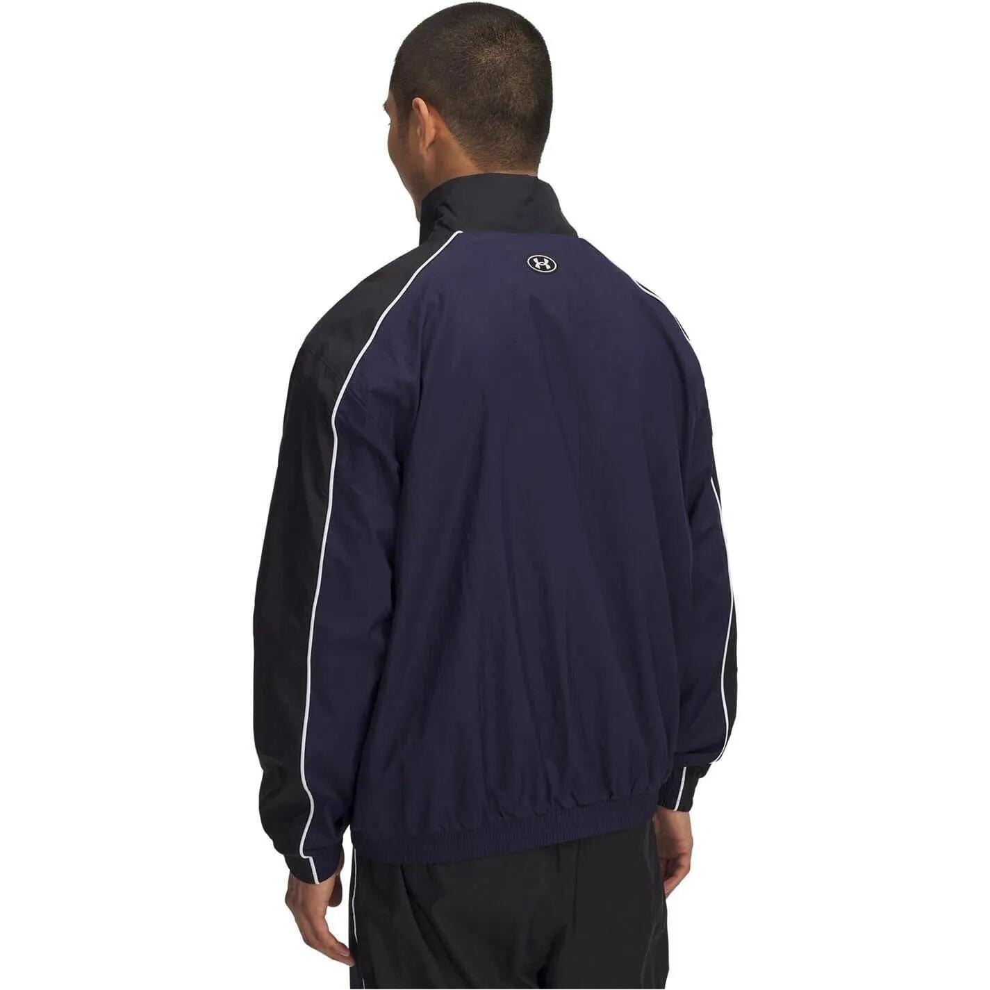 Veste De Survêtement Manches Raglan Motif/style Blocs De Couleurs Homme (Noir) 2/3