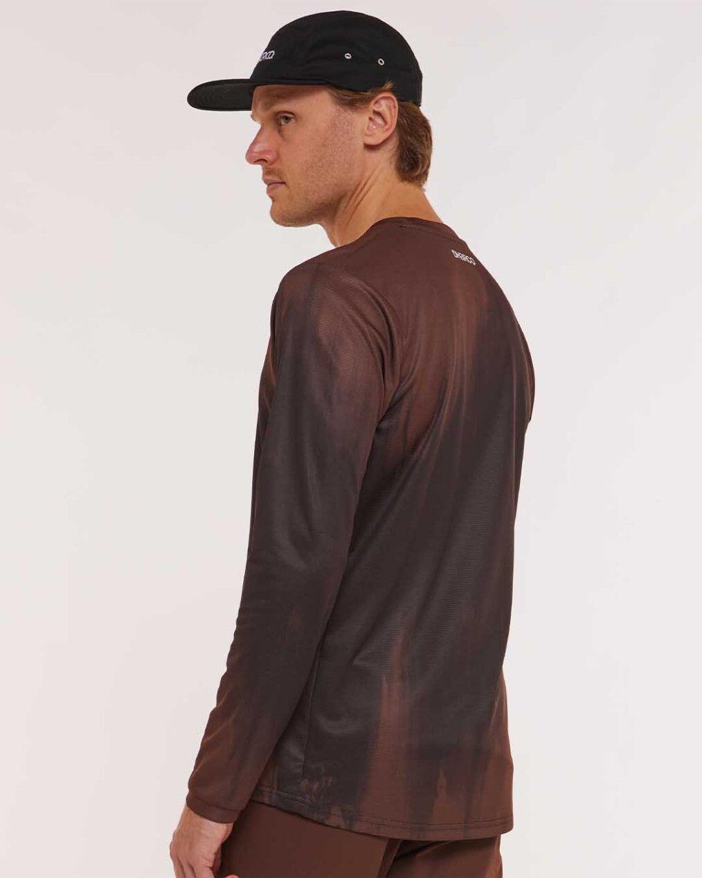 Dharco Gravity Brown Long Sleeve Jersey 2/6