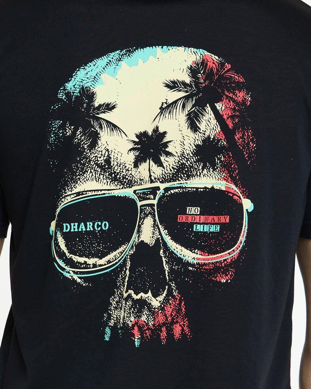 Maillot manches courtes Dharco Tech Tee Eddie Noir Homme 5/6