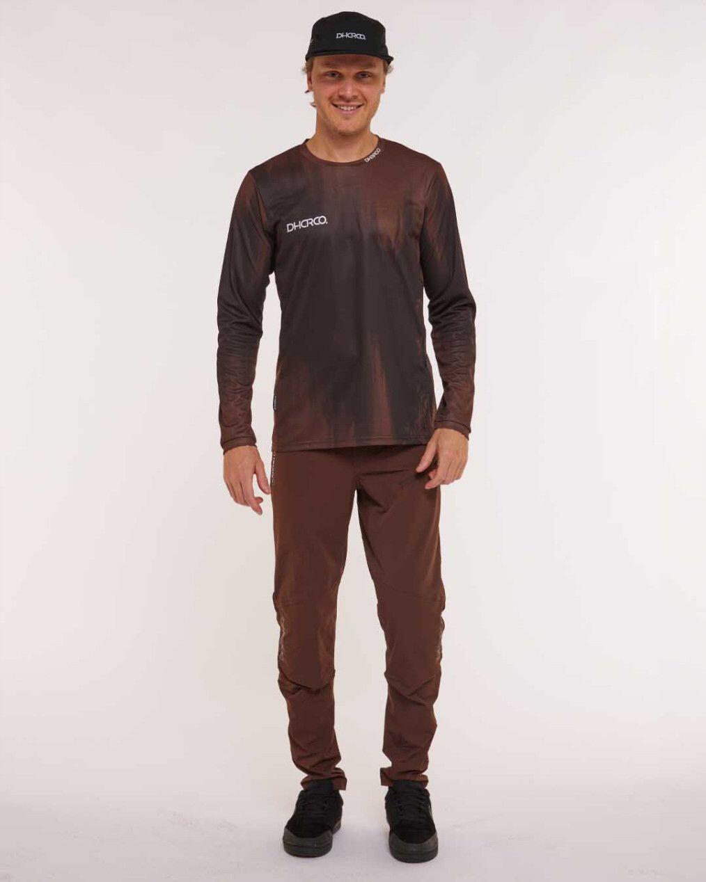 Dharco Gravity Brown Long Sleeve Jersey 4/6
