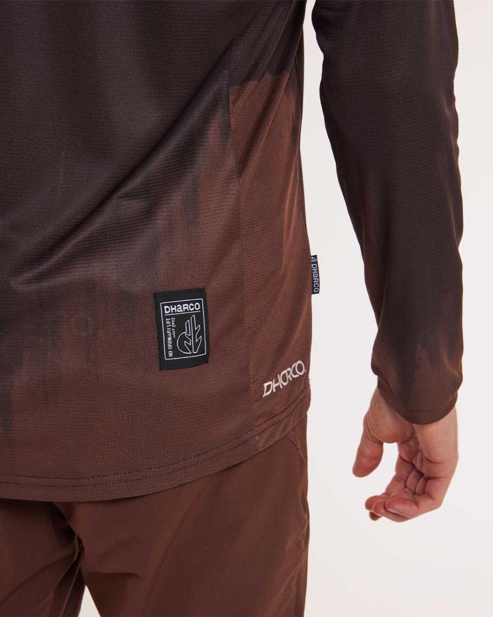 Dharco Gravity Brown Long Sleeve Jersey 6/6