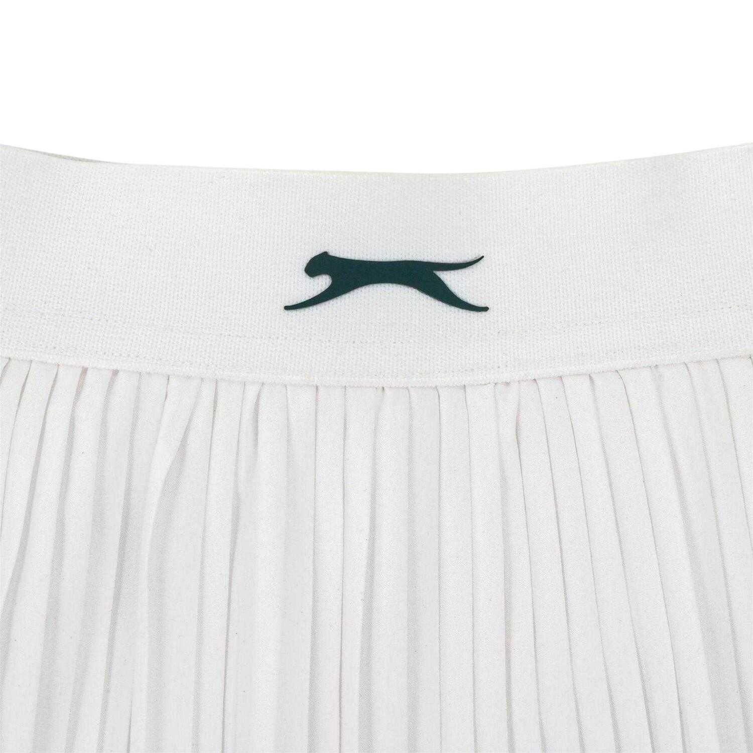 Jupe Tennis Motif/style Logo Fille (Blanc) 3/3