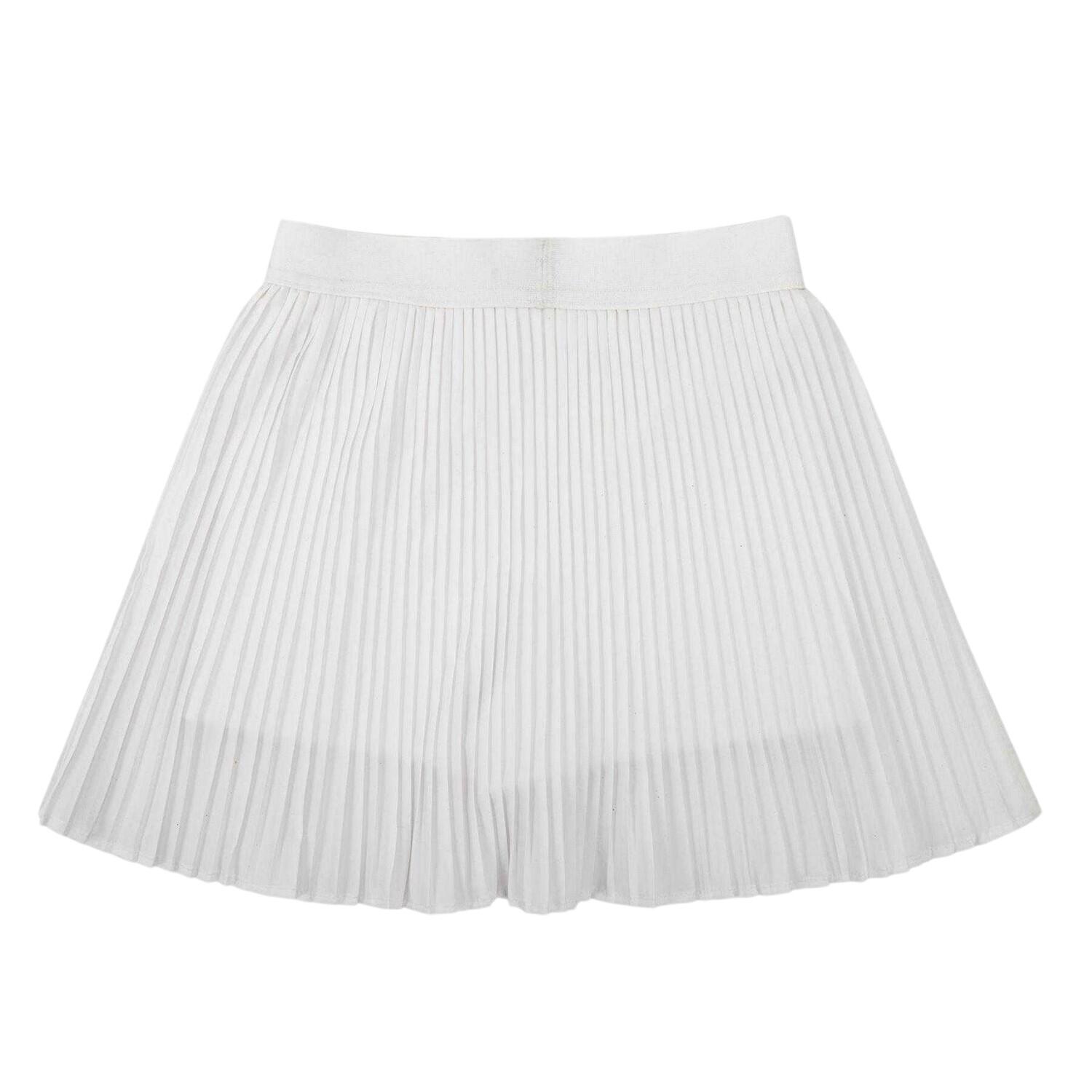 Jupe Tennis Motif/style Logo Fille (Blanc) 2/3