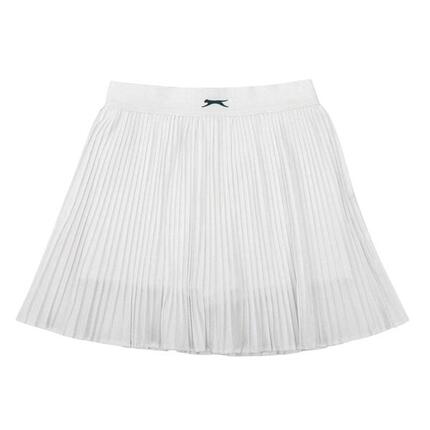 Jupe Tennis Motif/style Logo Fille (Blanc)