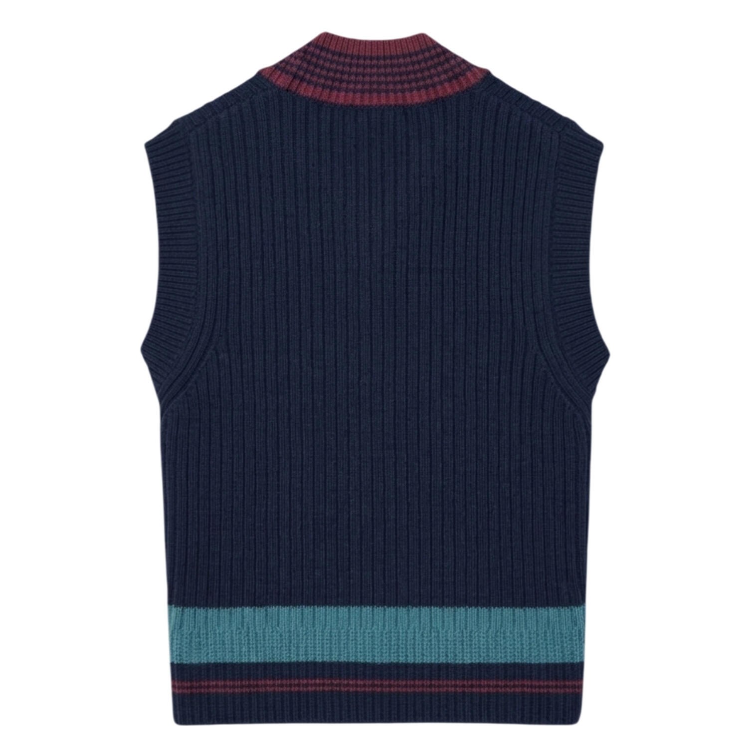 PulloverWeste für Damen Unisex, Jerseyware, Regulär Herren Marine 2/3