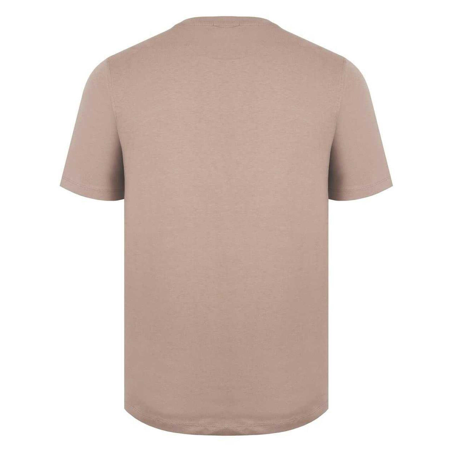Tshirt Motif/style Logo 3D Homme (Beige Foncé) 2/3