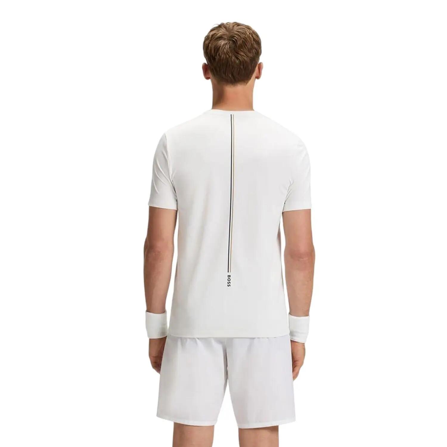 "Toc" TShirt für , Piqué, Schmal Herren Weiß 3/6