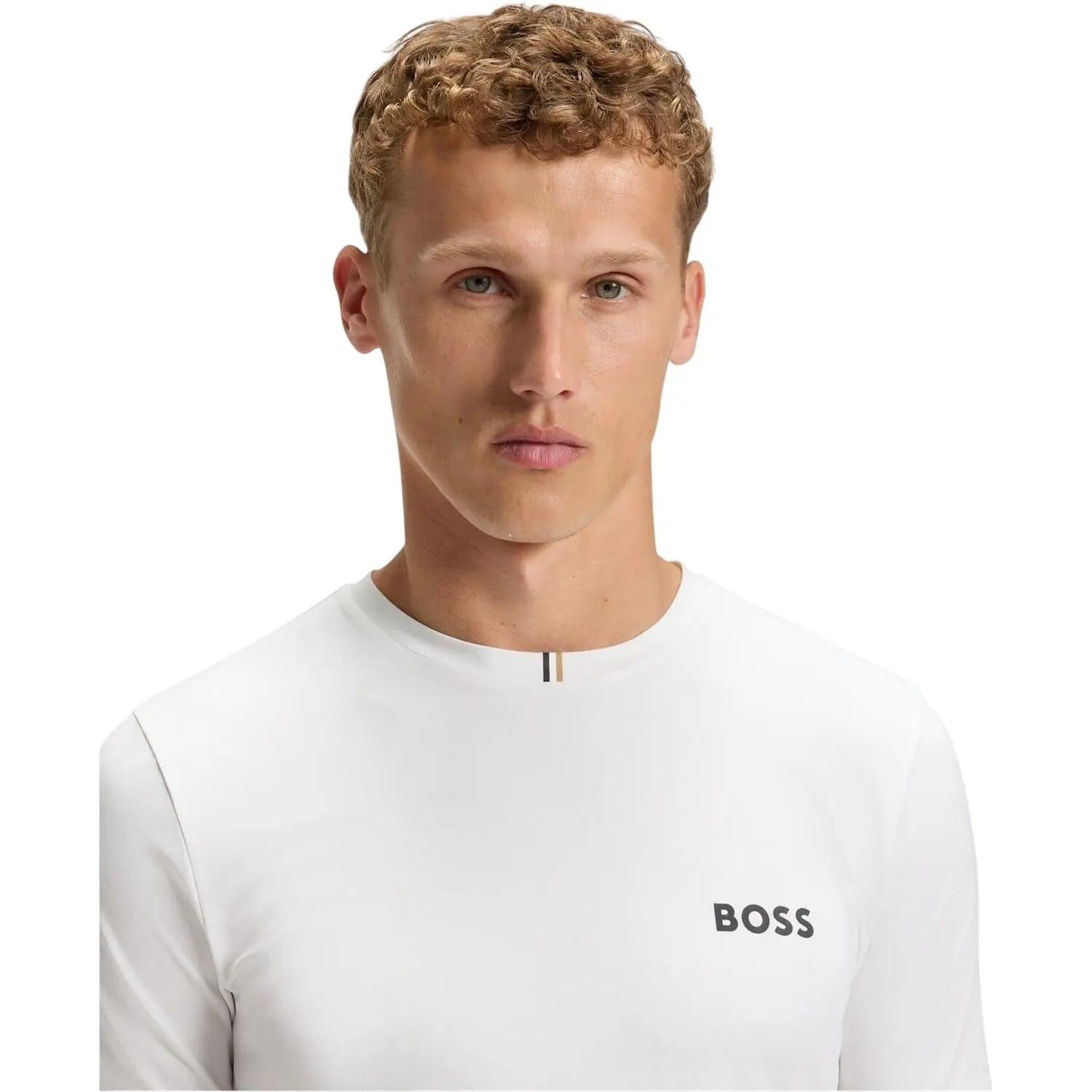 "Toc" TShirt für , Piqué, Schmal Herren Weiß 4/6