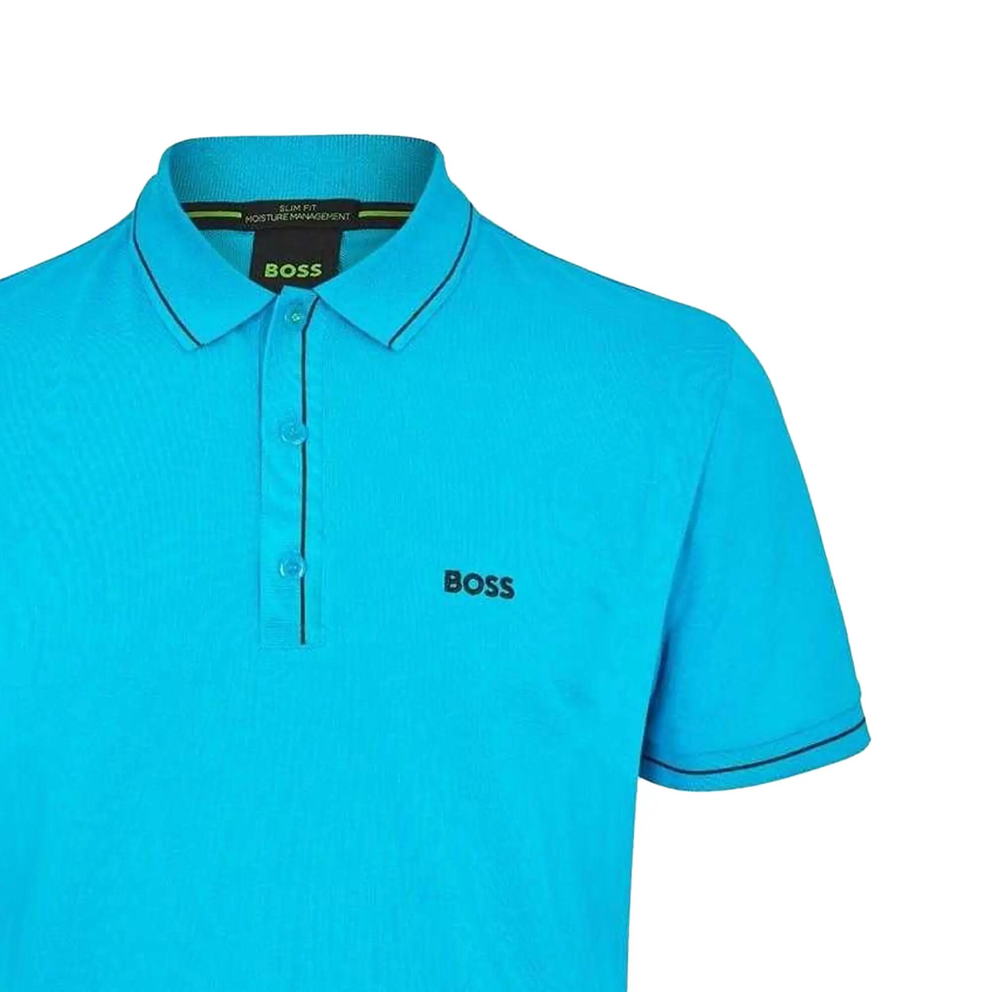 Polo PAULE Homme (Turquoise Vif / Turquoise Pâle) 2/2