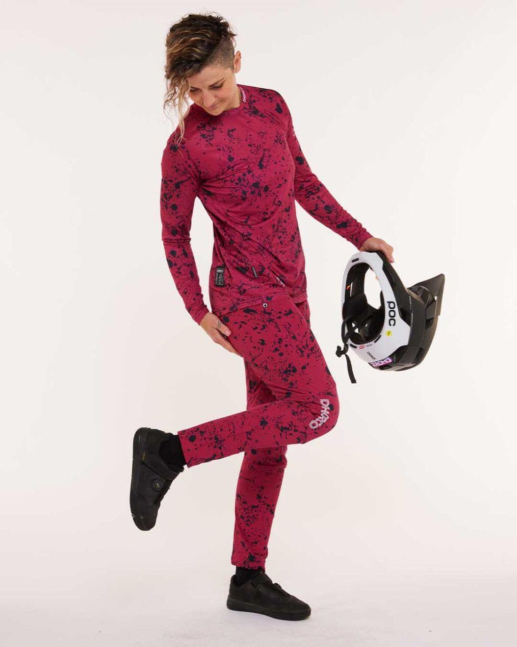 Race Women's Long Sleeve Jersey Red 4/7
