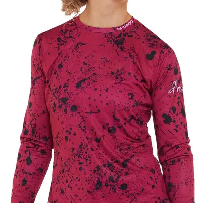 Maillot Manches Longues Femme Race Rouge