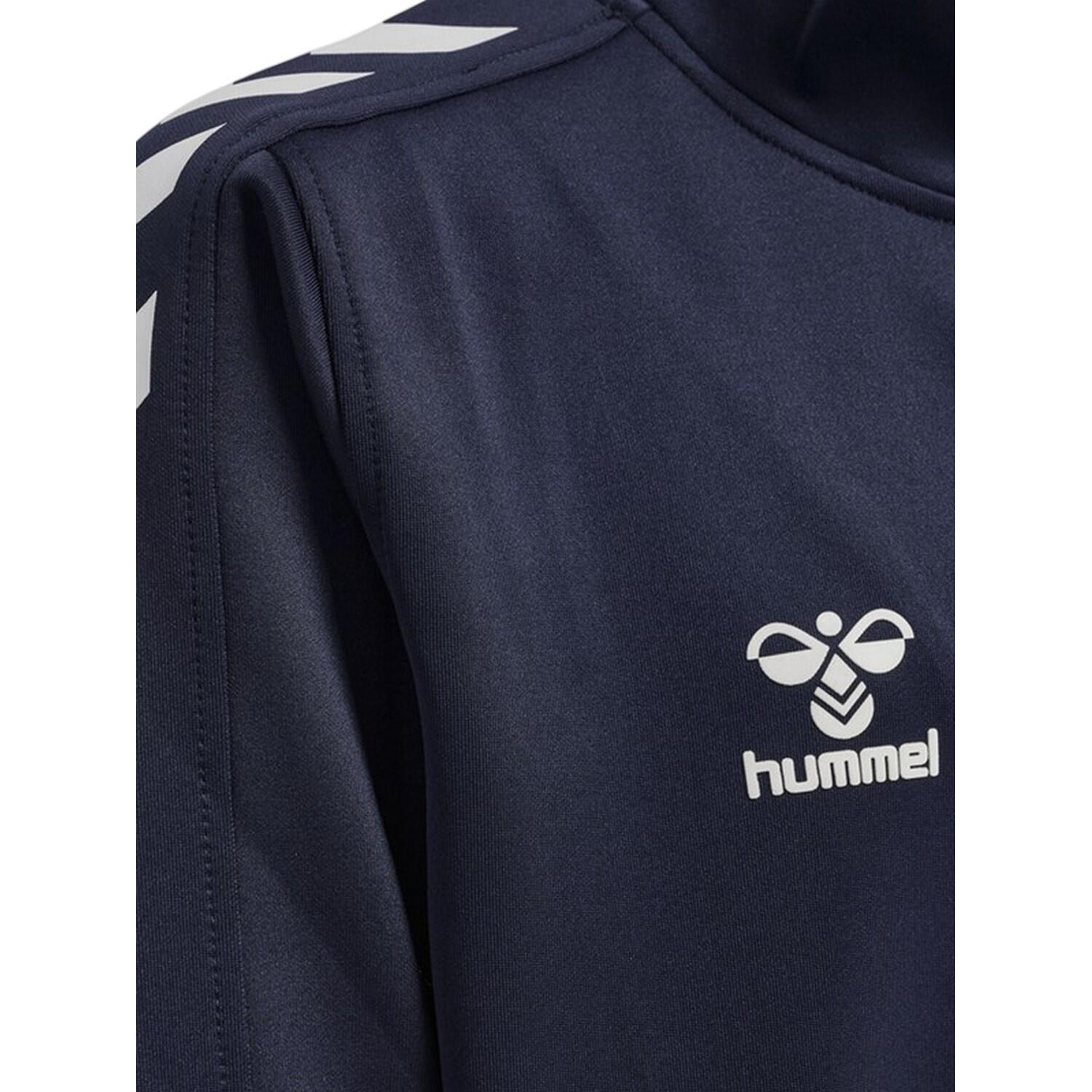 Mens Zip Neck Athletic Track Jacket (Marine) 3/3