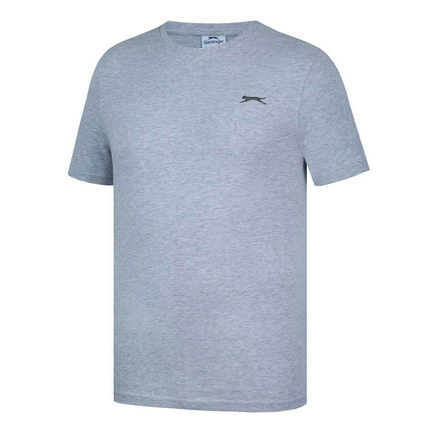Maglietta Logo 3D Uomo Slazenger Grigio Di Marna Marna 3/3