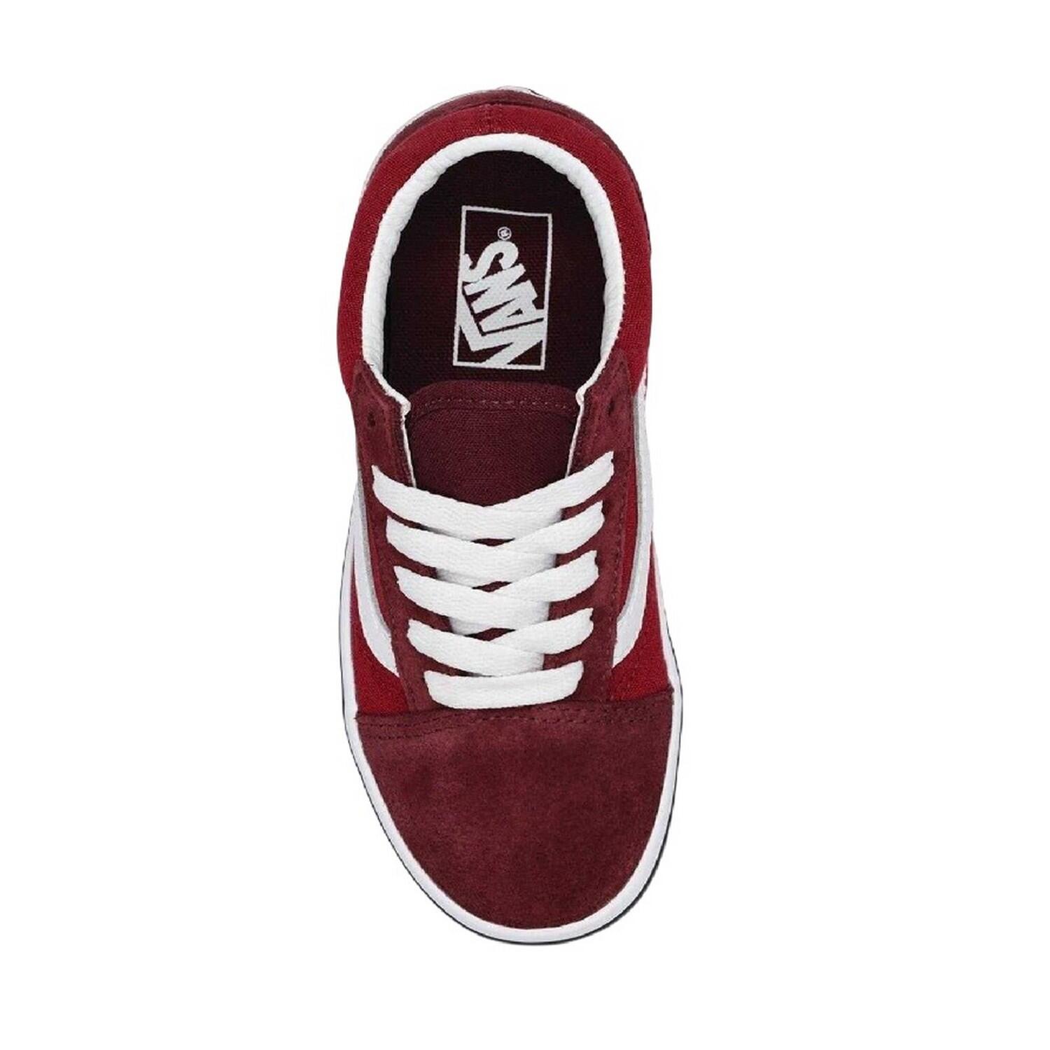 "Old Skool" Sneaker für , Wildleder Kinder Burgunderrot 2/2