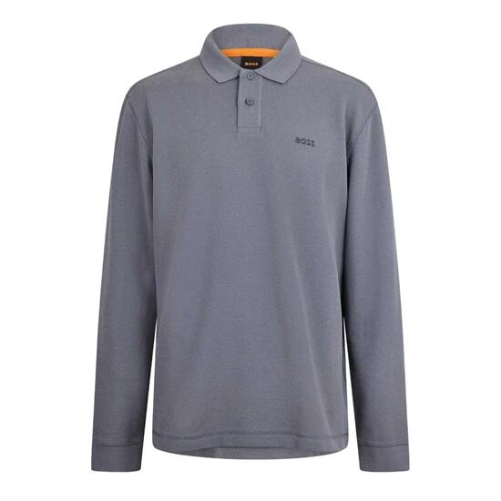Polo Manches Longues Homme (Gris)