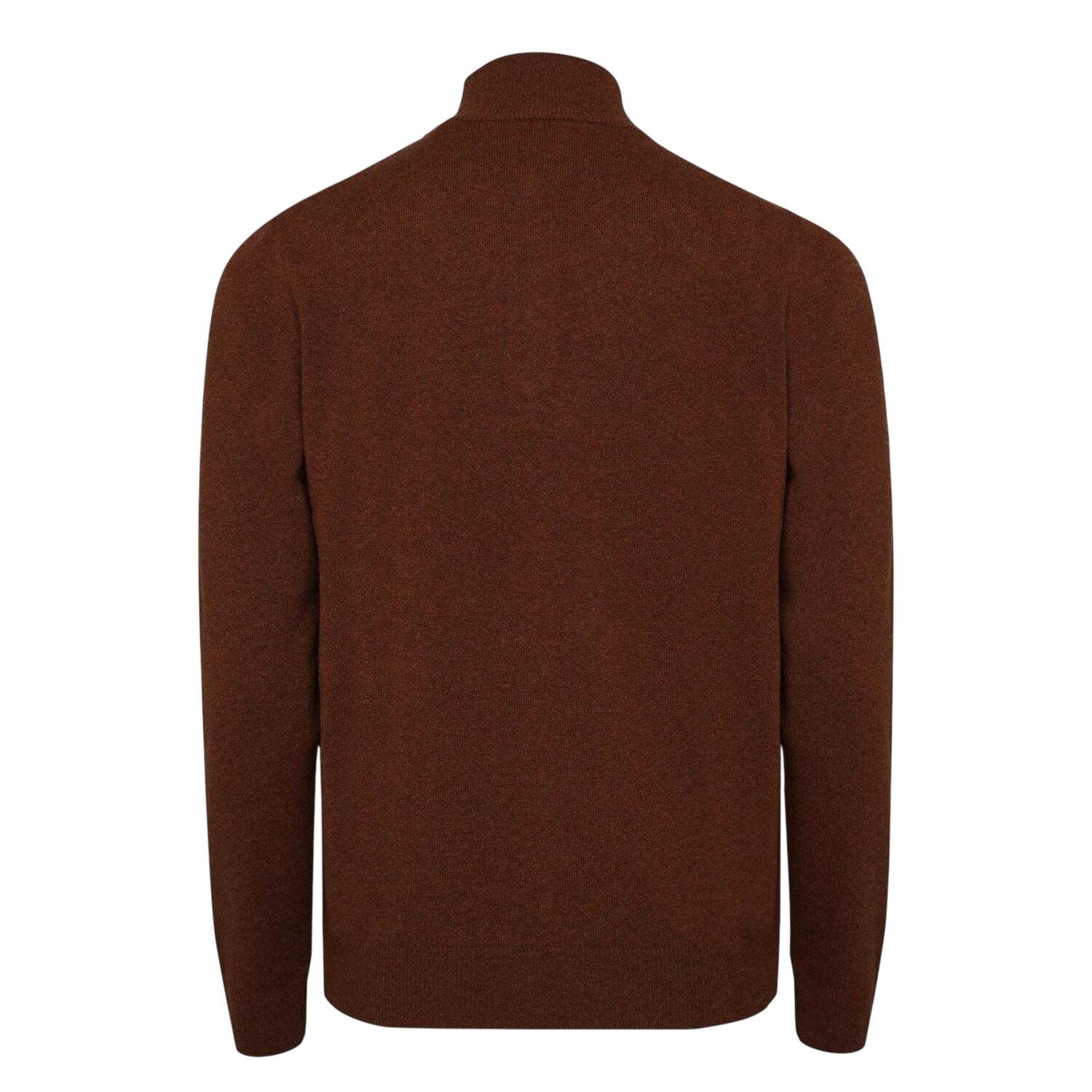 Maglione Lana Di Agnello Uomo Gant Marrone 2/2