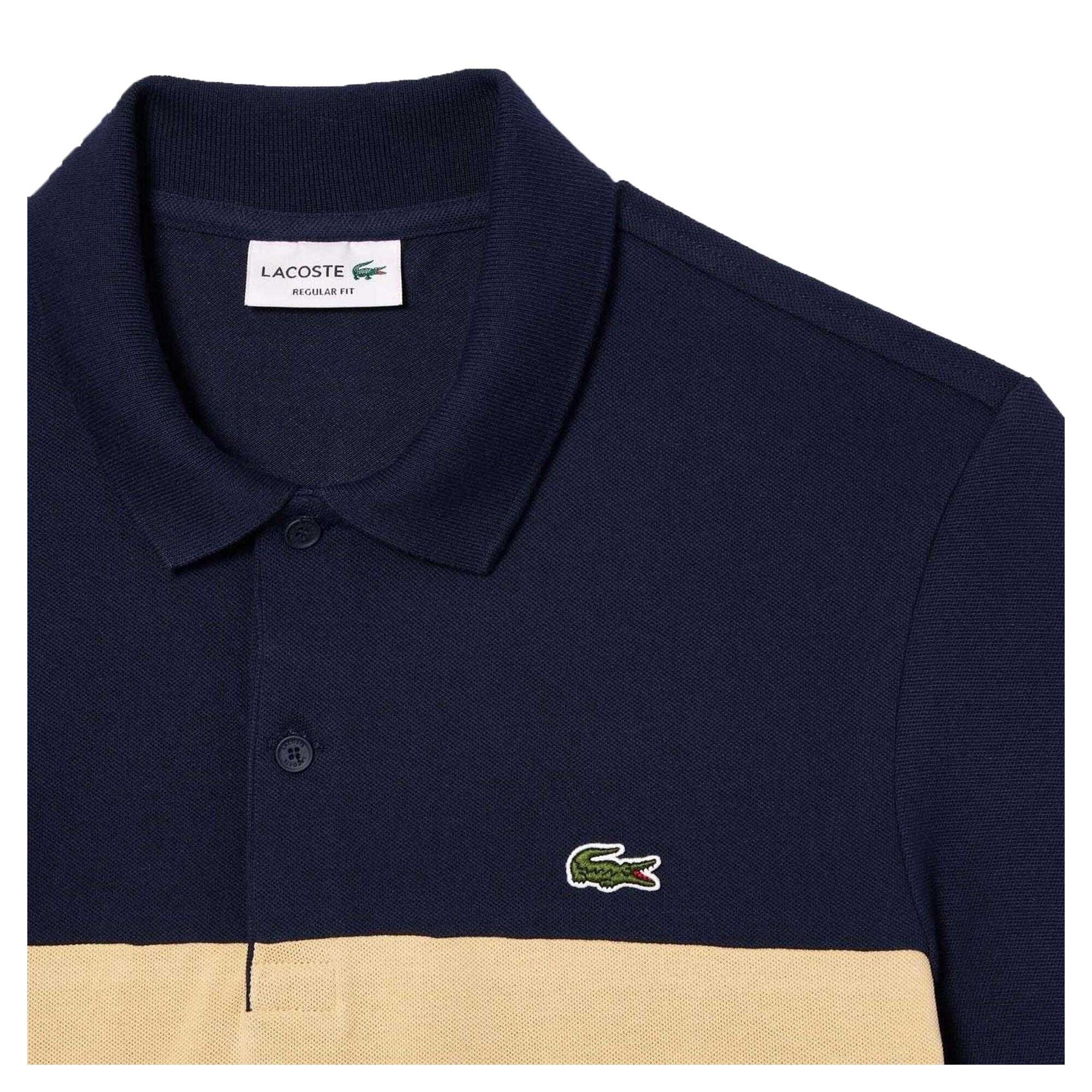 Poloshirt für , Stretch, Piqué Herren Marine/Beige 2/2