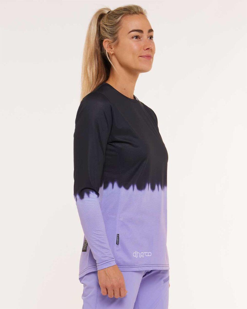 Race Women's Long Sleeve Jersey Black/Purple 2/6