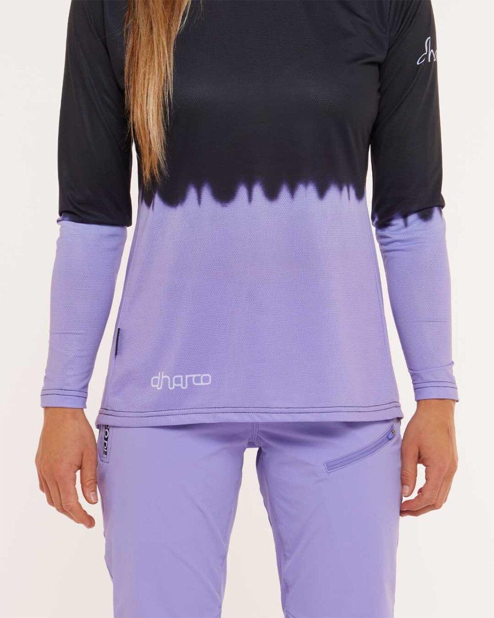 Race Women's Long Sleeve Jersey Black/Purple 5/6