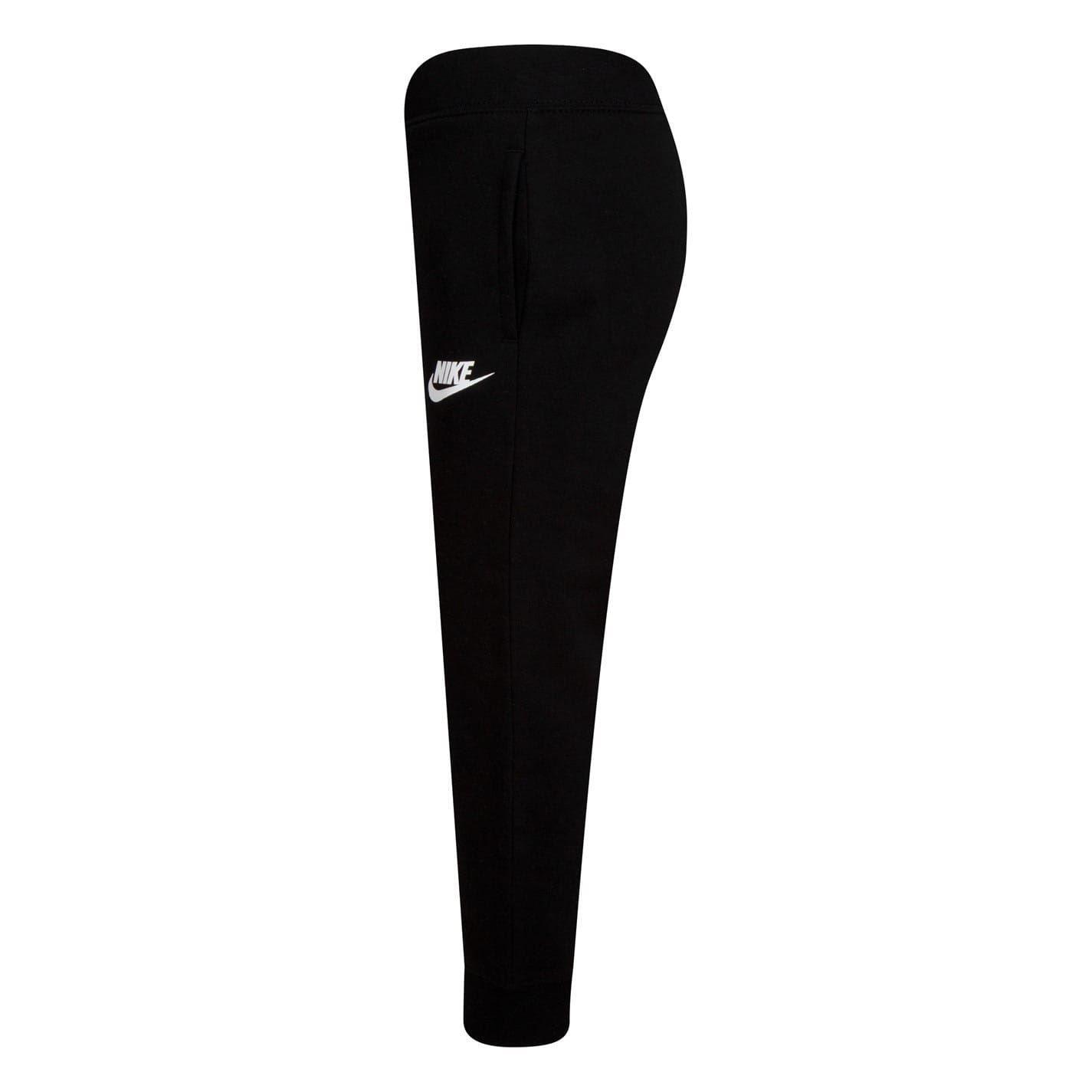 Pantaloni Da Jogging Logo Pile Ragazze Nike Nero 3/4