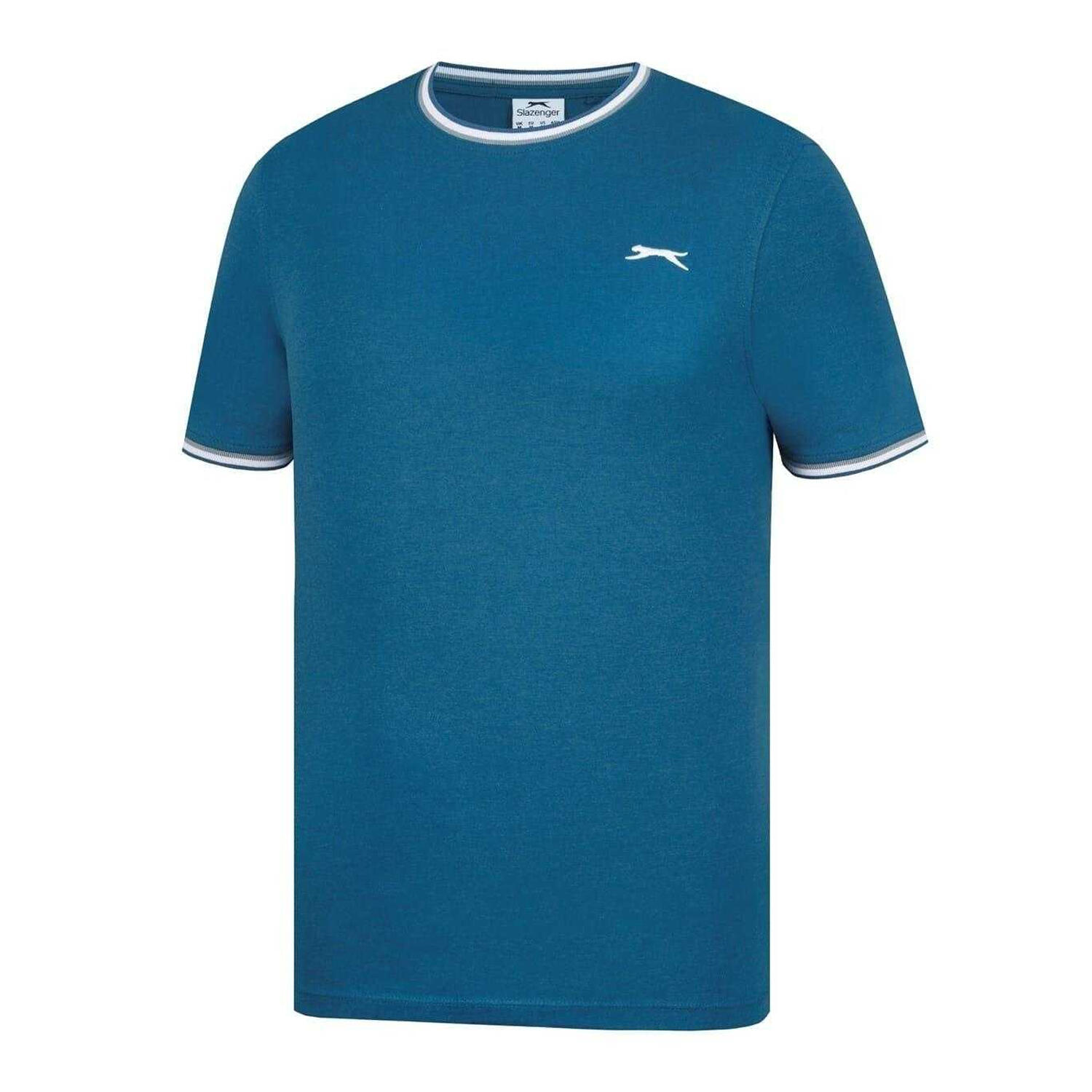 TShirt für , Baumwolle Herren Petrol 3/4