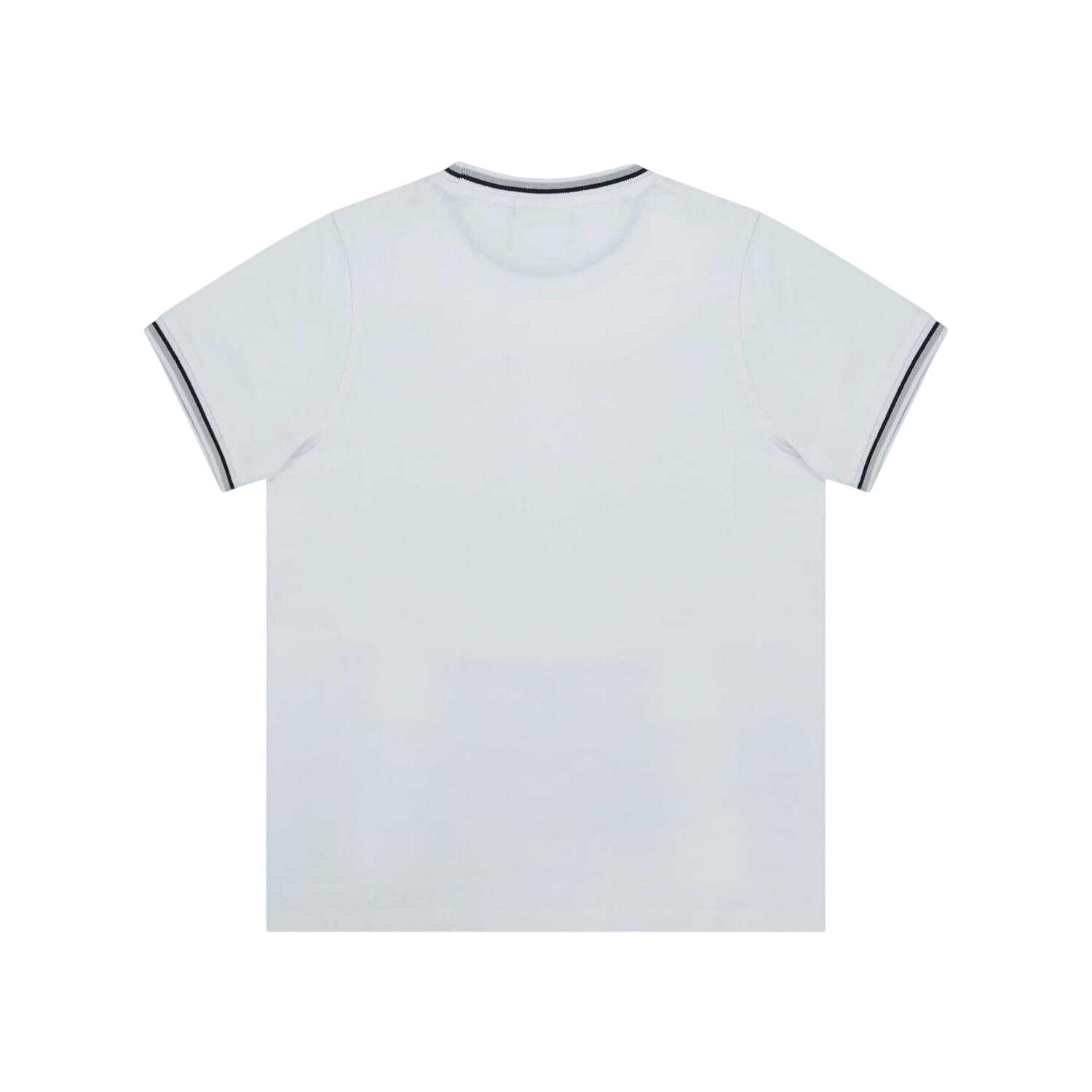 Maglietta Bordato Girocollo Bambini Slazenger Bianco 2/2