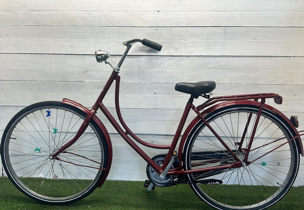 Batavus stadsfiets bike, rood 3/3