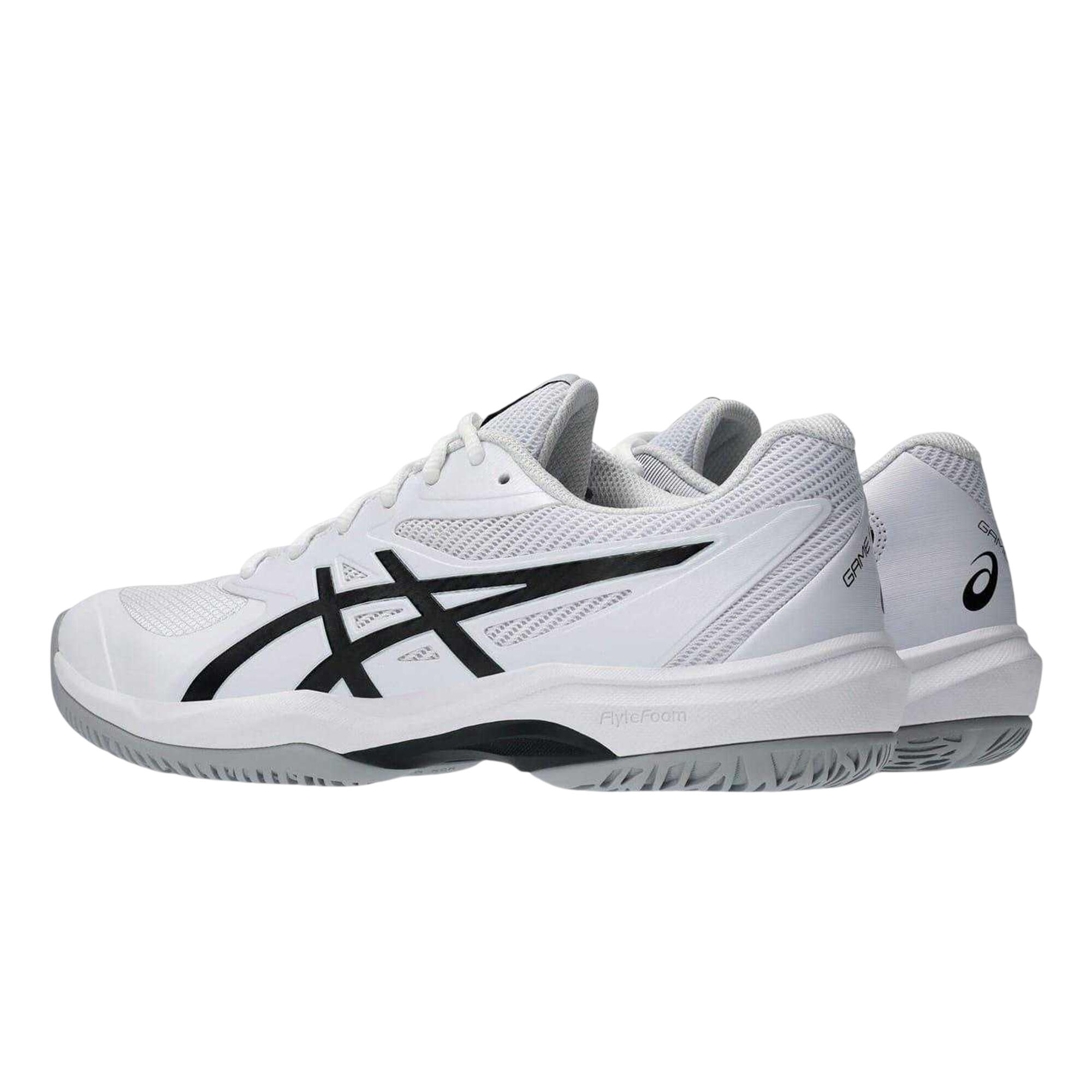 "Game FF" Logo Tennisschuhe für Herren Weiß/Schwarz 2/4