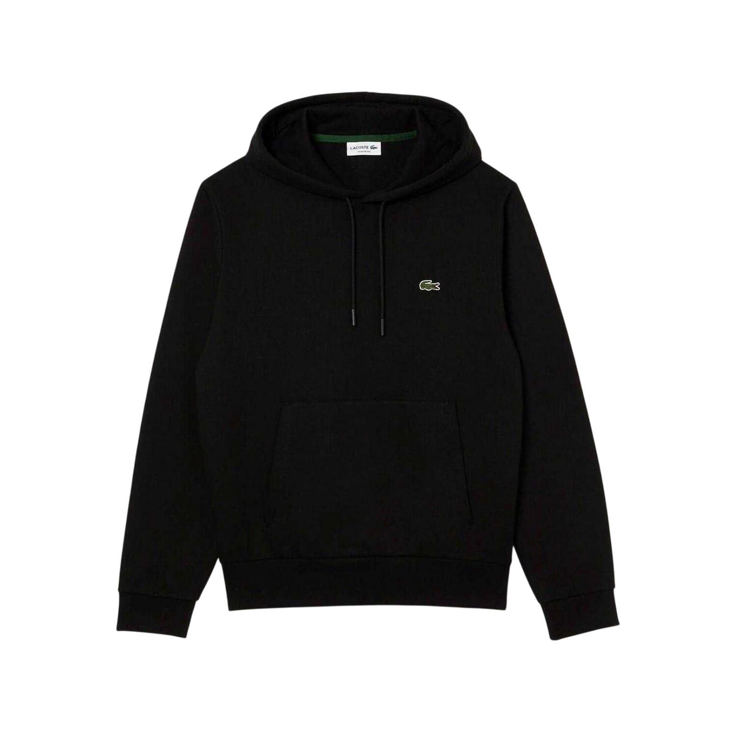 "Basic" Hoodie zum Überziehen für Herren Schwarz 2/3