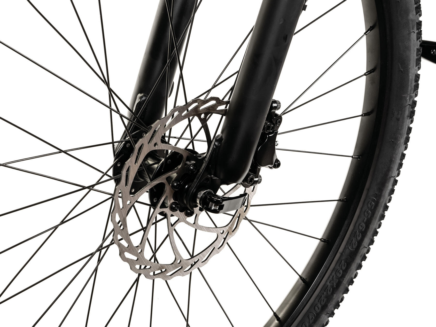 HAWK Trail One Mountainbike Schwarz 29er 3/4