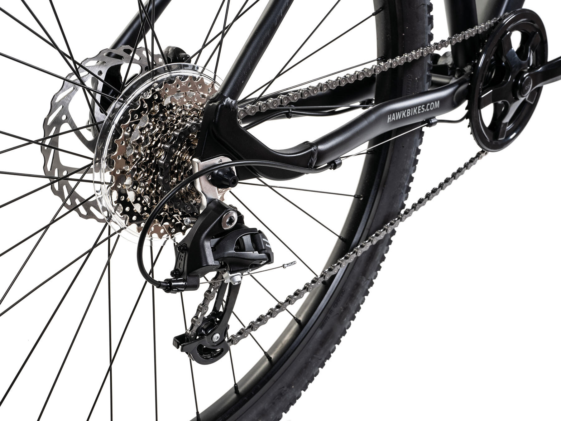 HAWK Trail One Mountainbike Schwarz 29er 4/4