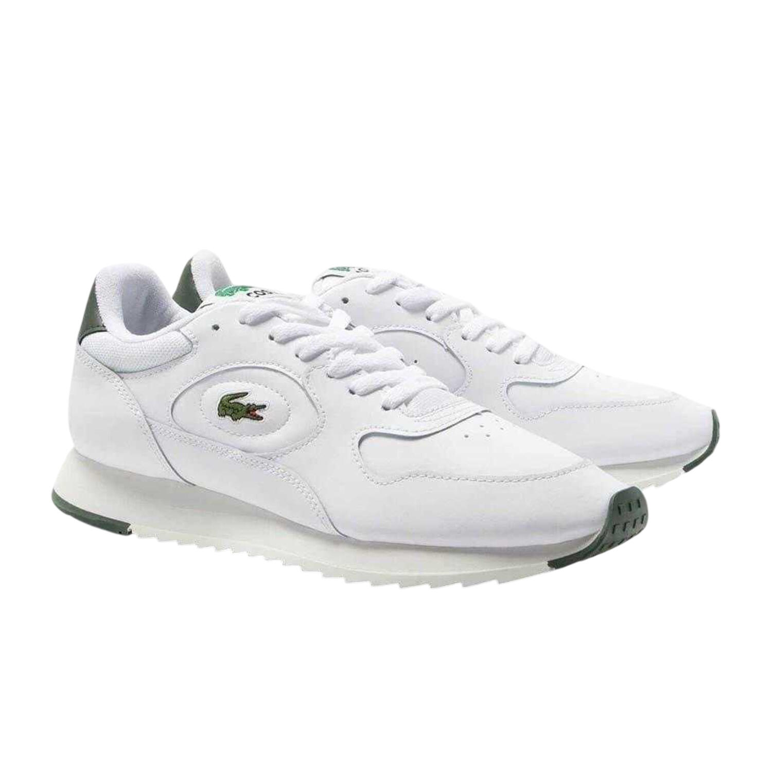 "Linetrack" Sneaker für , Leder Herren Weiß/Grün 3/3