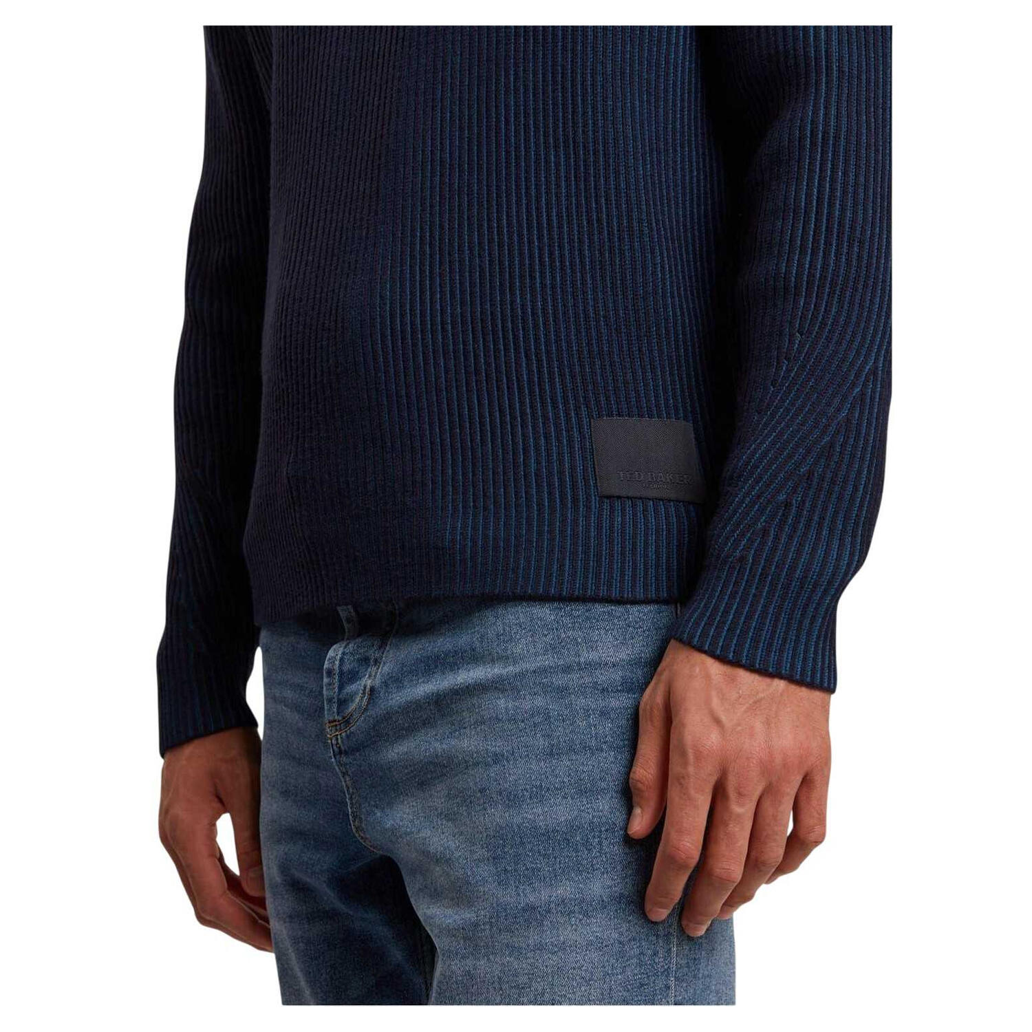 Pullover Top für , Regulär Herren Marine 4/4