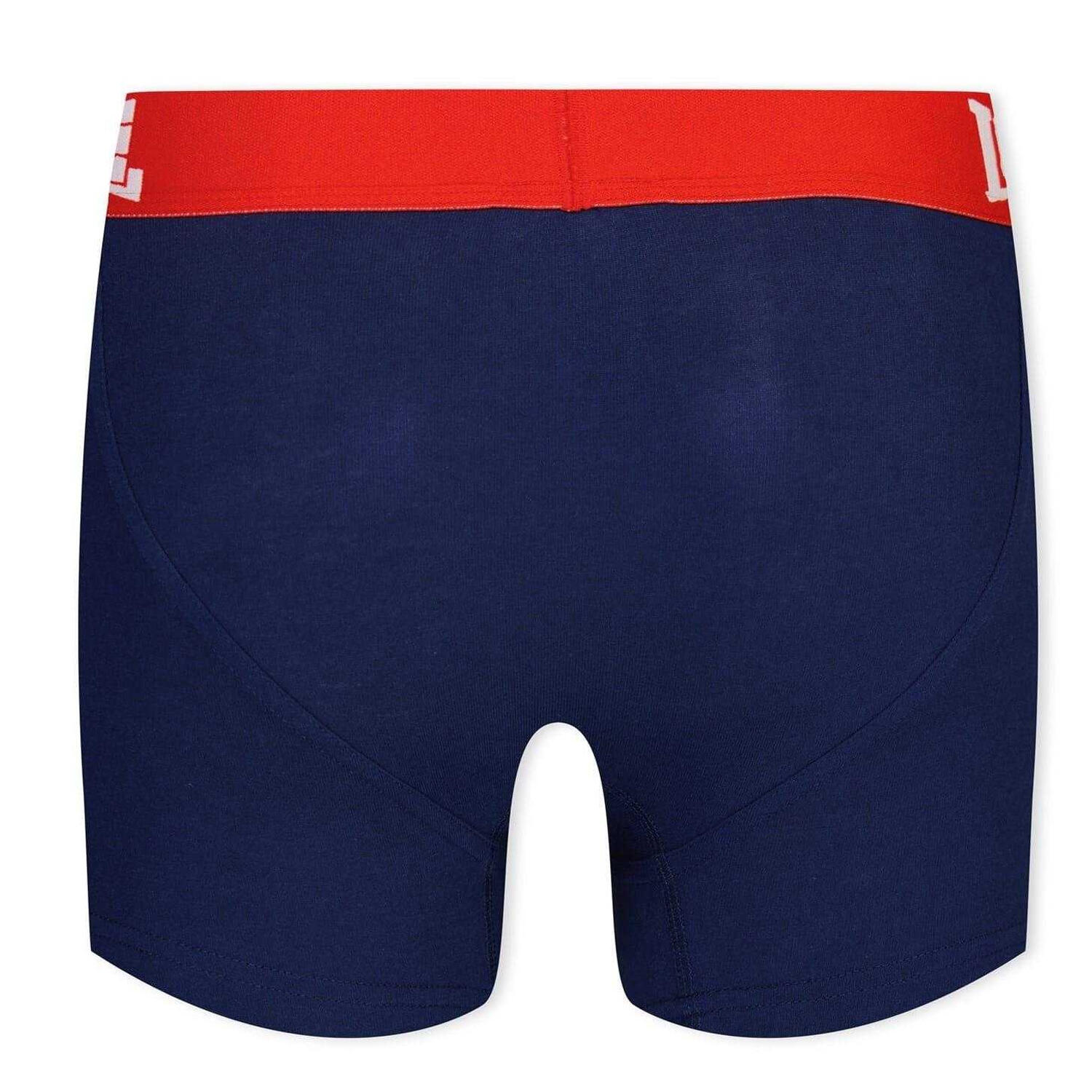 Boxershorts für (2erPack) Jungen Marine/Leuchtend Rot 2/2