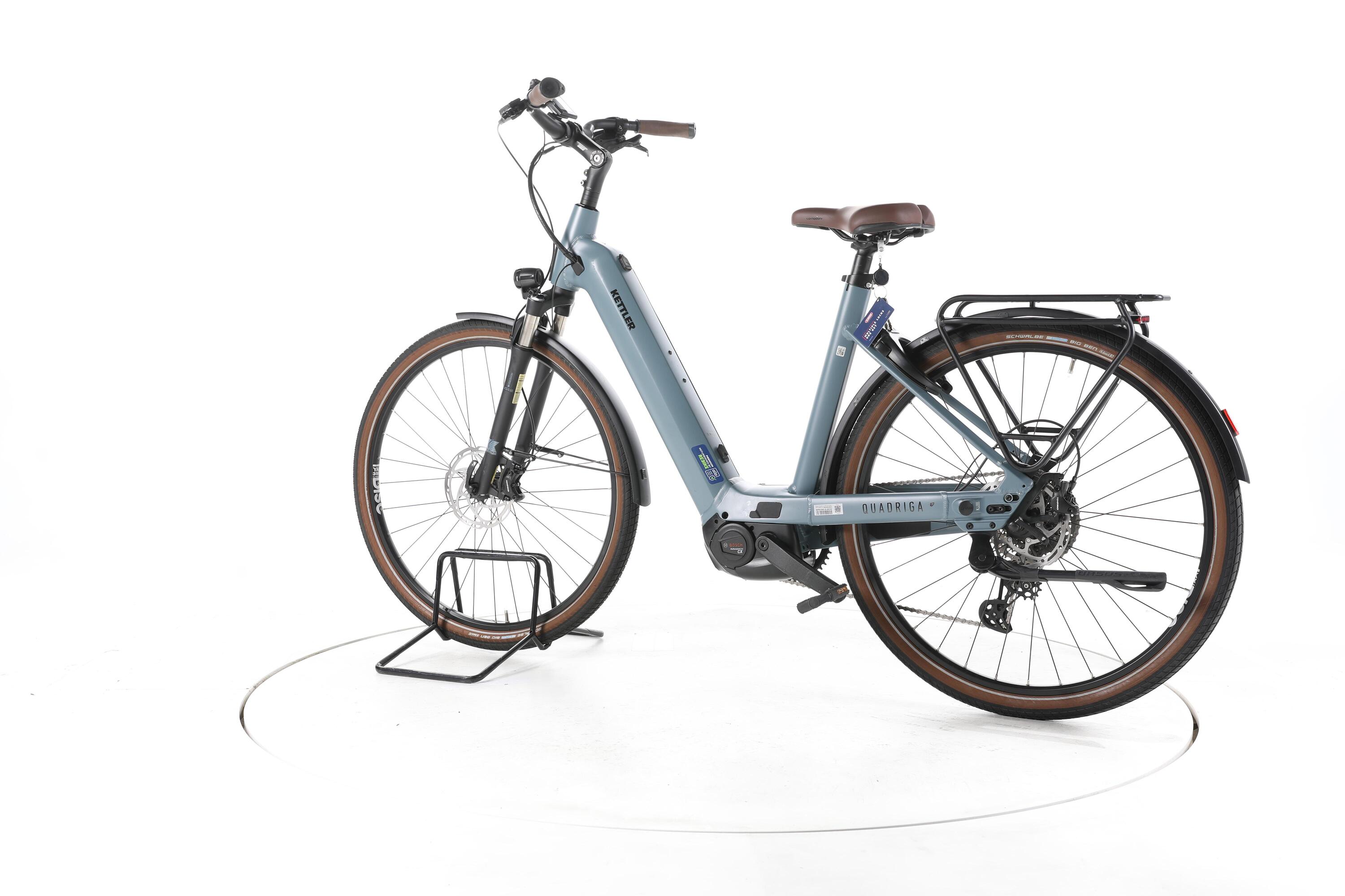 Segunda vida - Kettler QUADRIGA CX10 Trekking E-Bike Degrau baixo - Bom Estado 7/7