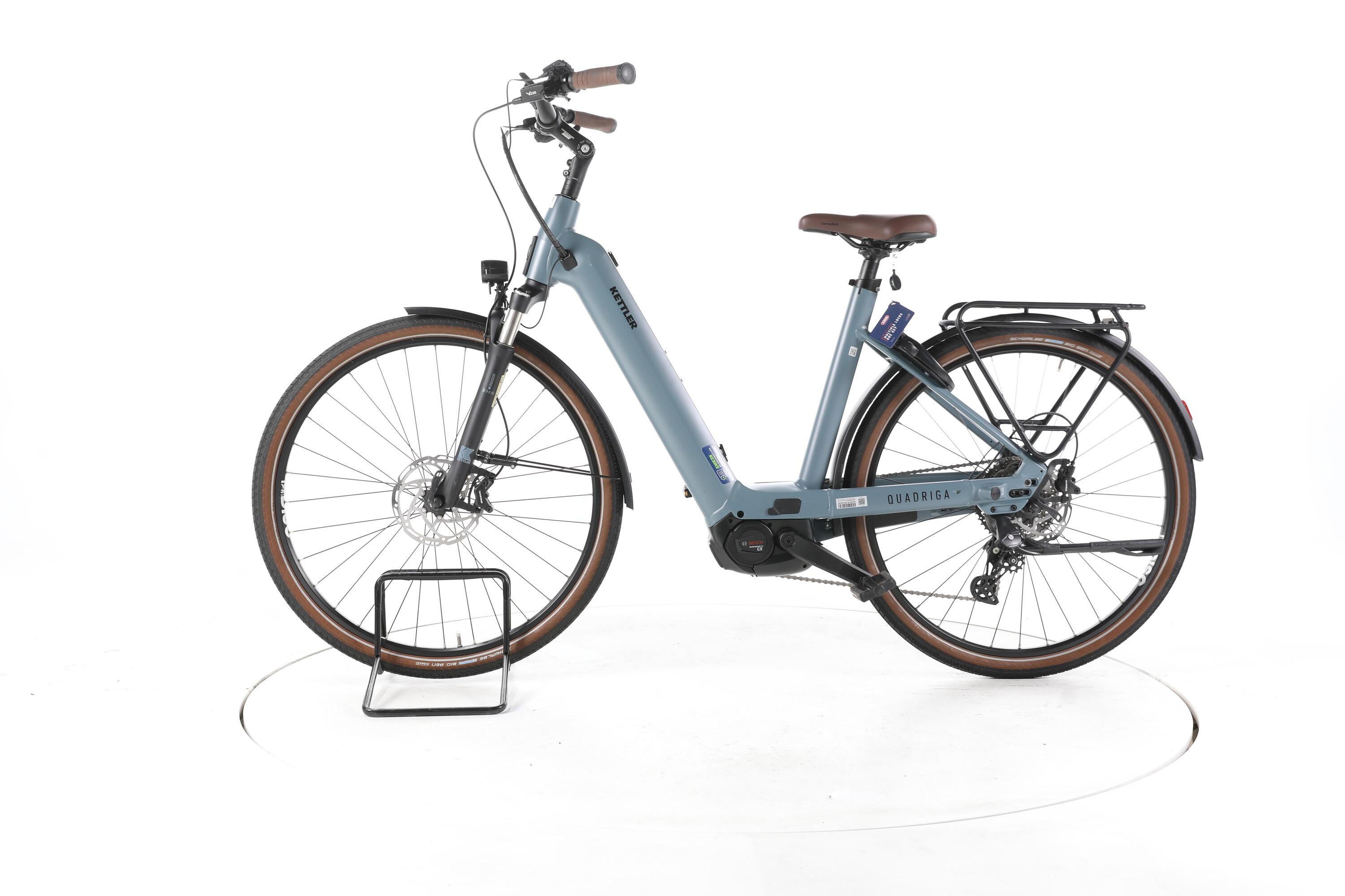 Segunda vida - Kettler QUADRIGA CX10 Trekking E-Bike Degrau baixo - Bom Estado 6/7