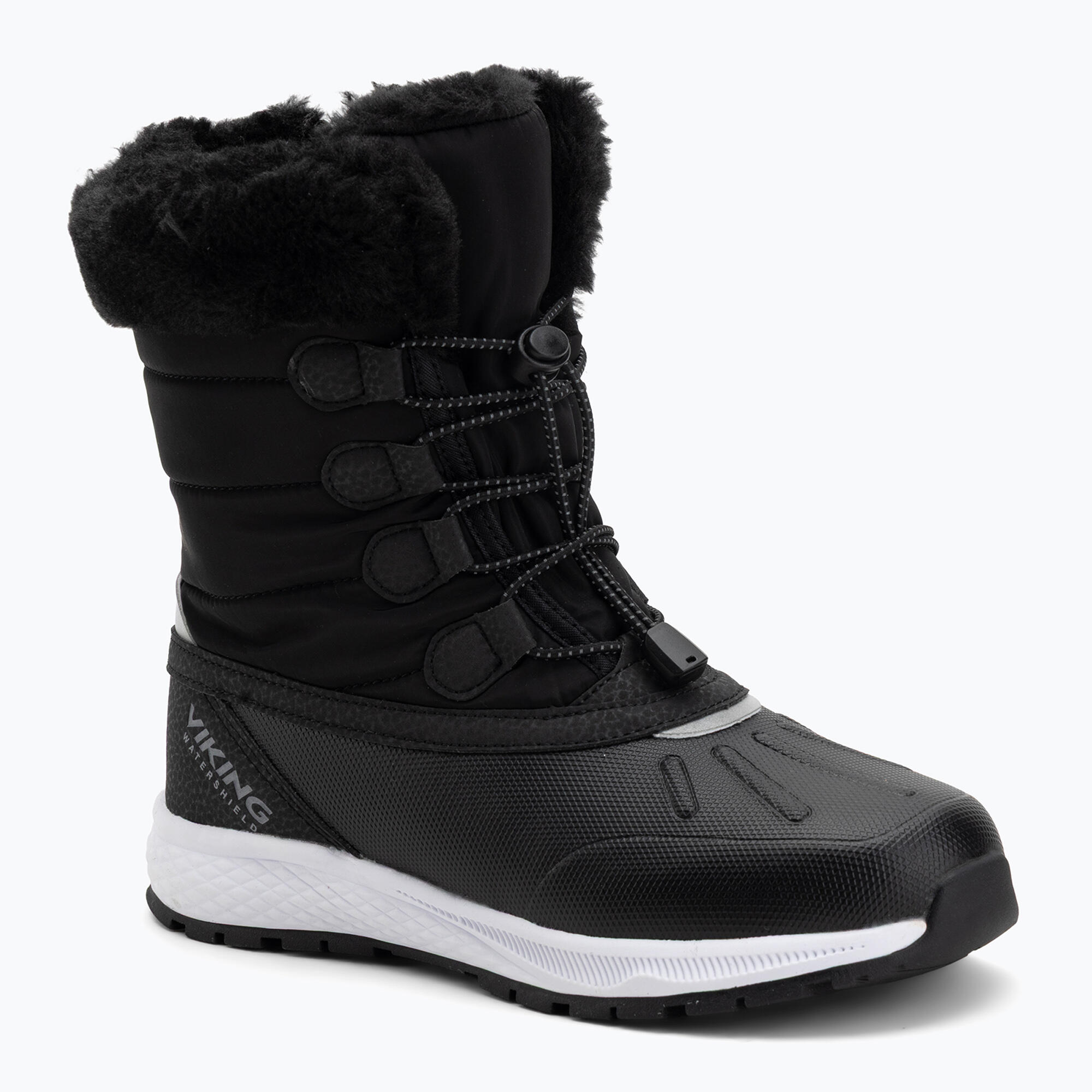 Cizme de zăpadă pentru copii Viking Footwear Equip Warm Waterproof cu fermoar