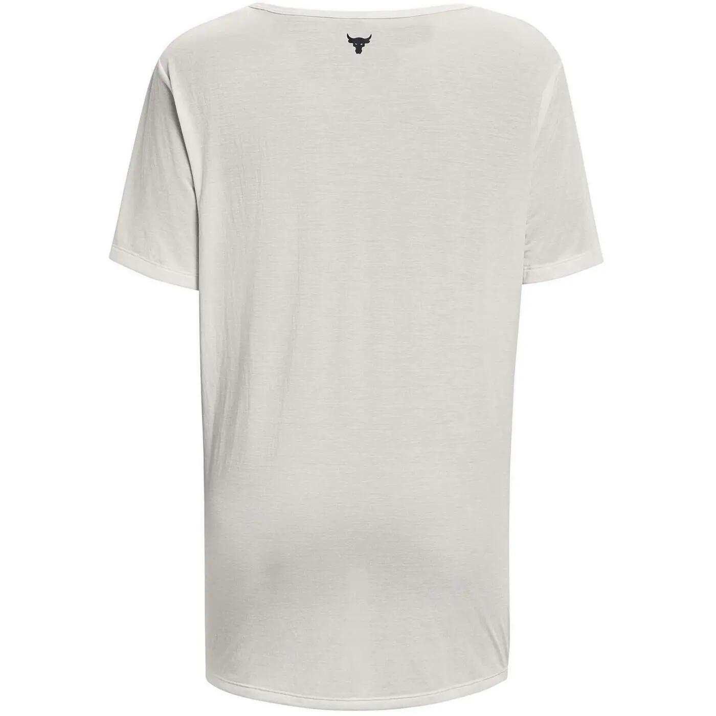 "Project Rock" TShirt für Damen Weiß 3/4
