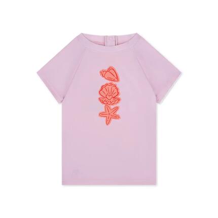 T-Shirt de bain - Manches Courtes - Rose - Coastal Charm - 98/104