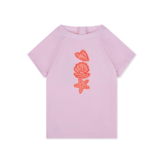 T-Shirt de bain - Manches Courtes - Rose - Coastal Charm - 98/104