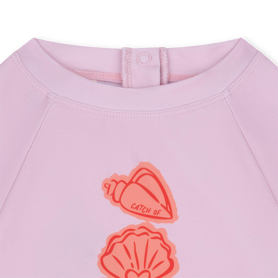 Camiseta de natación - Manga corta - 2-4 Años - Rosa - Coastal Charm - 98/104 4/6