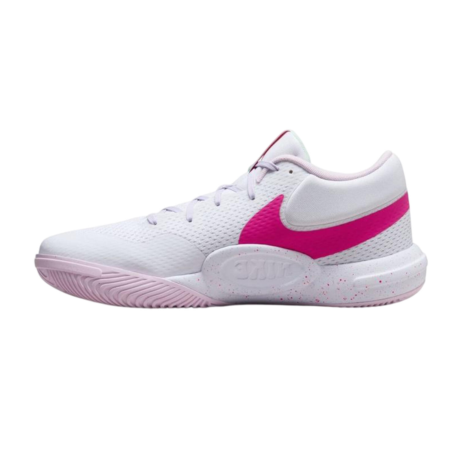 Hyperquick Scarpe Sportive LogoUomo Nike Bianco Rosa 3/4