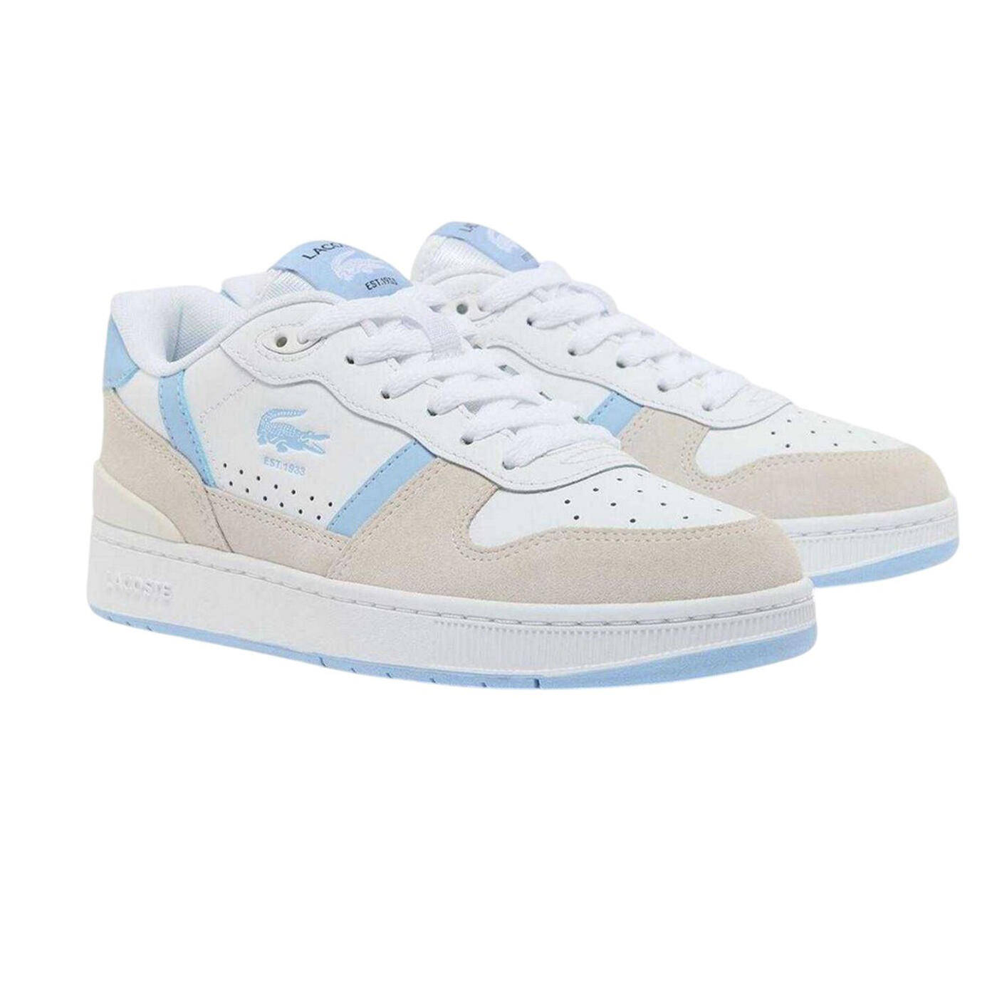 "TClip Set" Sneaker für Damen, Leder Kinder Weiß/Blau 4/4