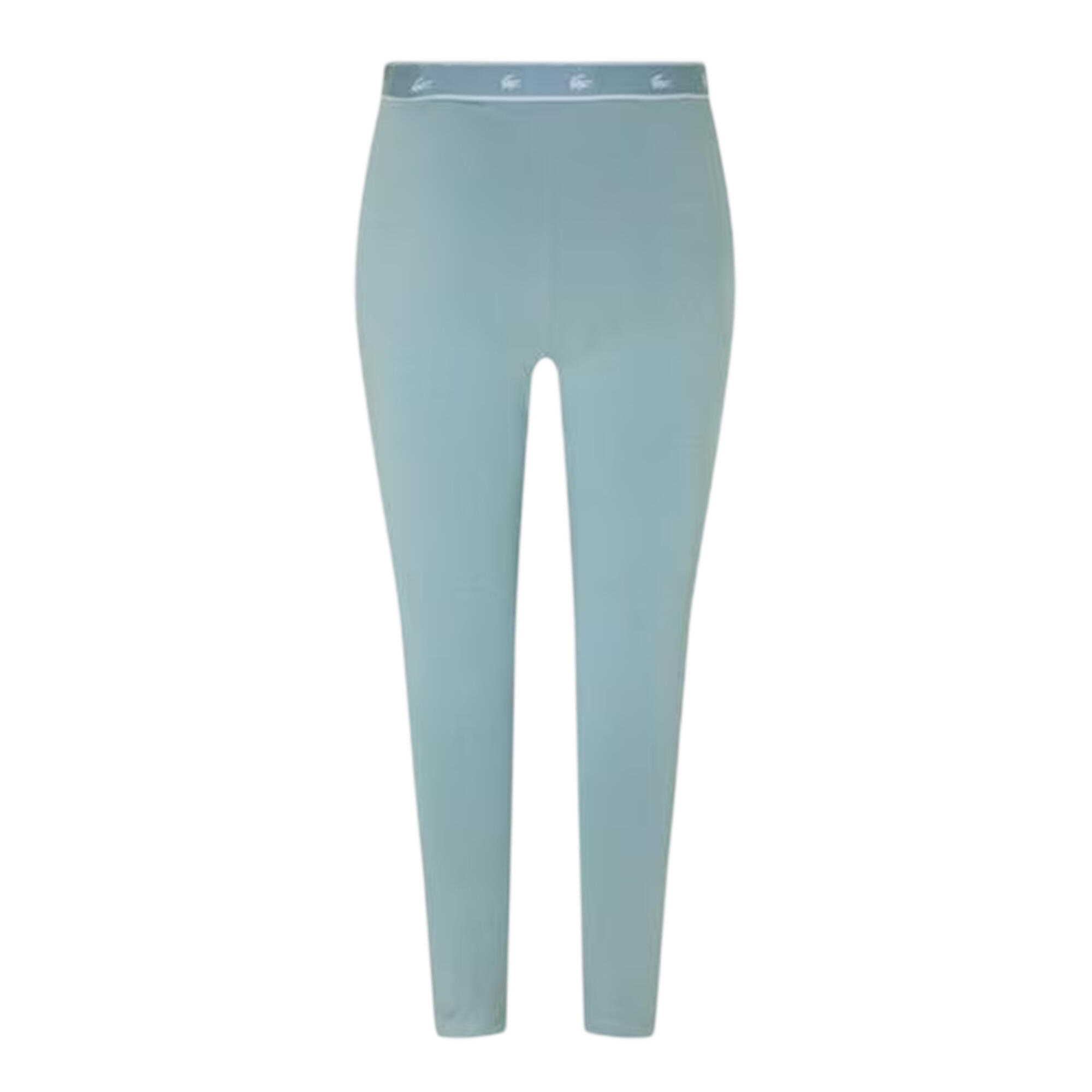 Pantacollant Stampa Coccodrillo Elasticizzato Aderente Donna Lacoste Lega 2/3