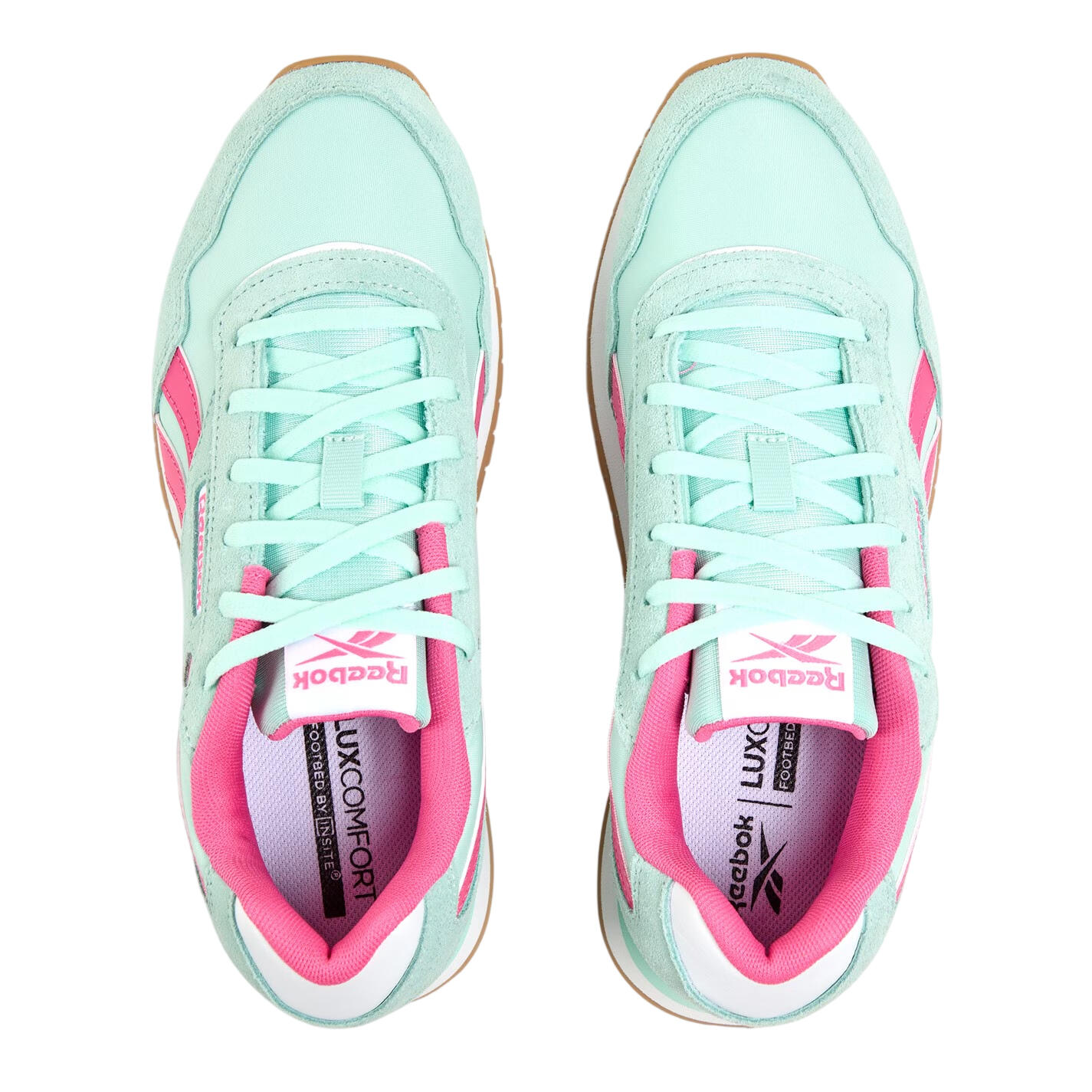 Baskets GLIDE Femme (Turquoise Pâle / Rose) 3/3
