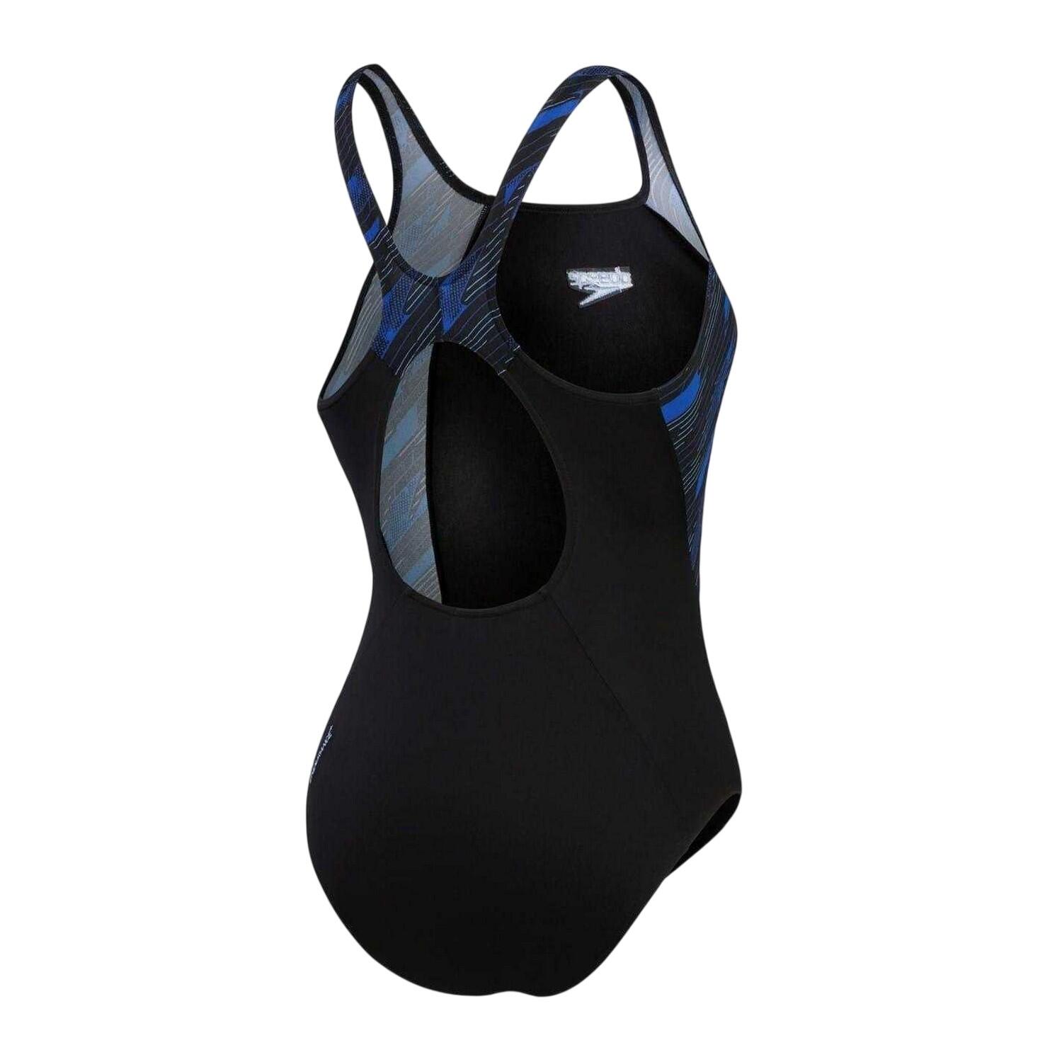 Maillot De Bain 1 Pièce HYPER BOOM Femme (Noir / Bleu) 2/4