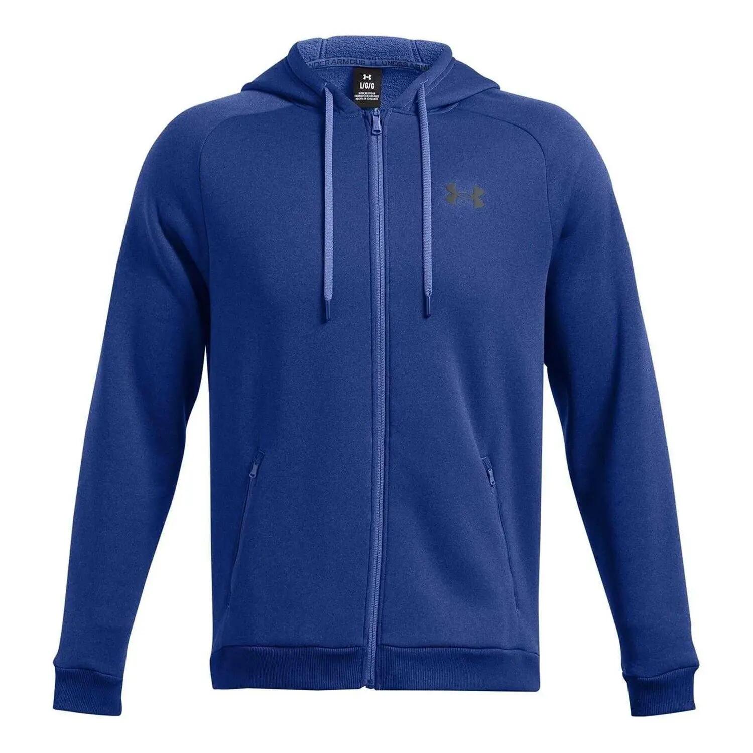 Hoodie mit durchgehendem Reißverschluss für Herren Blau 2/5
