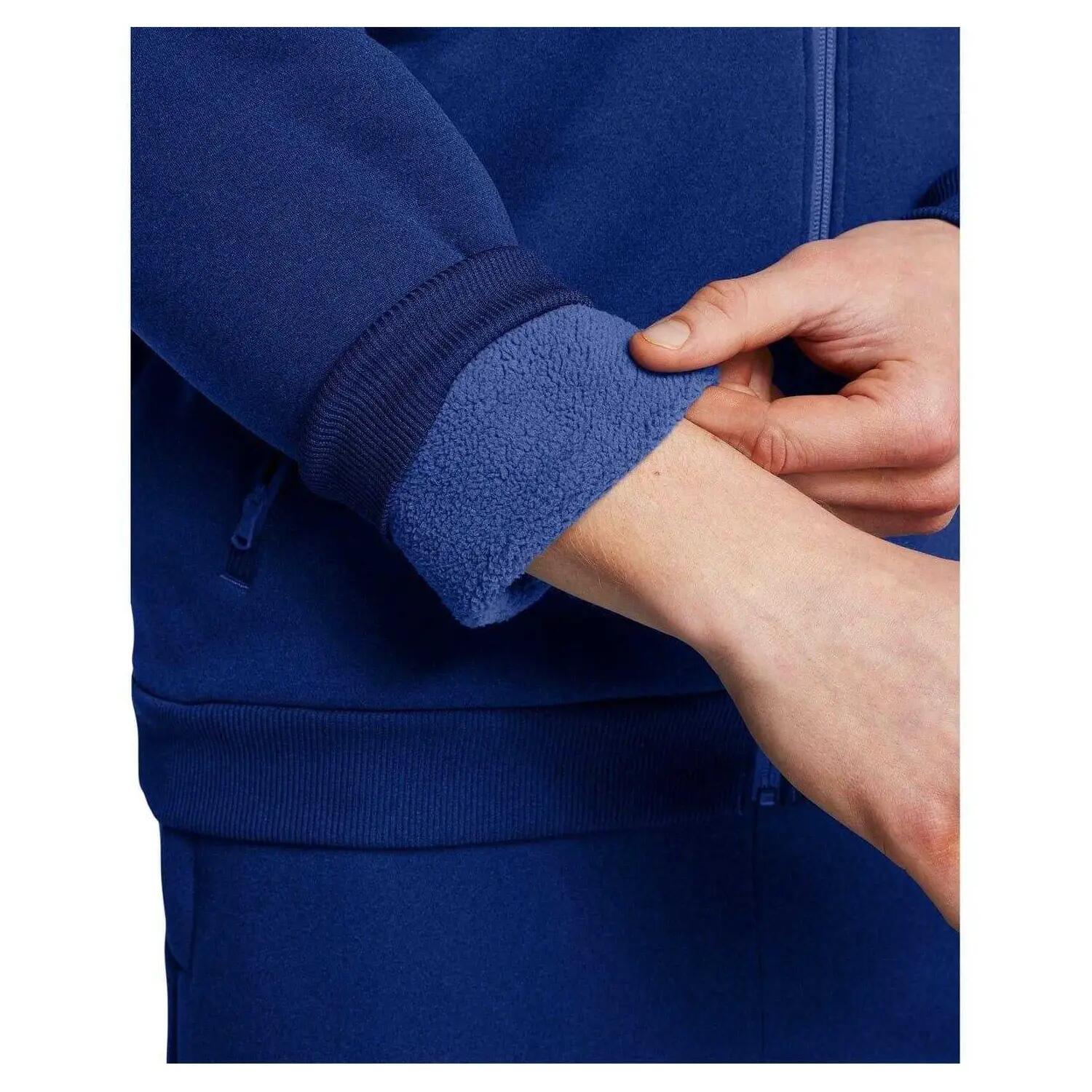 Hoodie mit durchgehendem Reißverschluss für Herren Blau 4/5