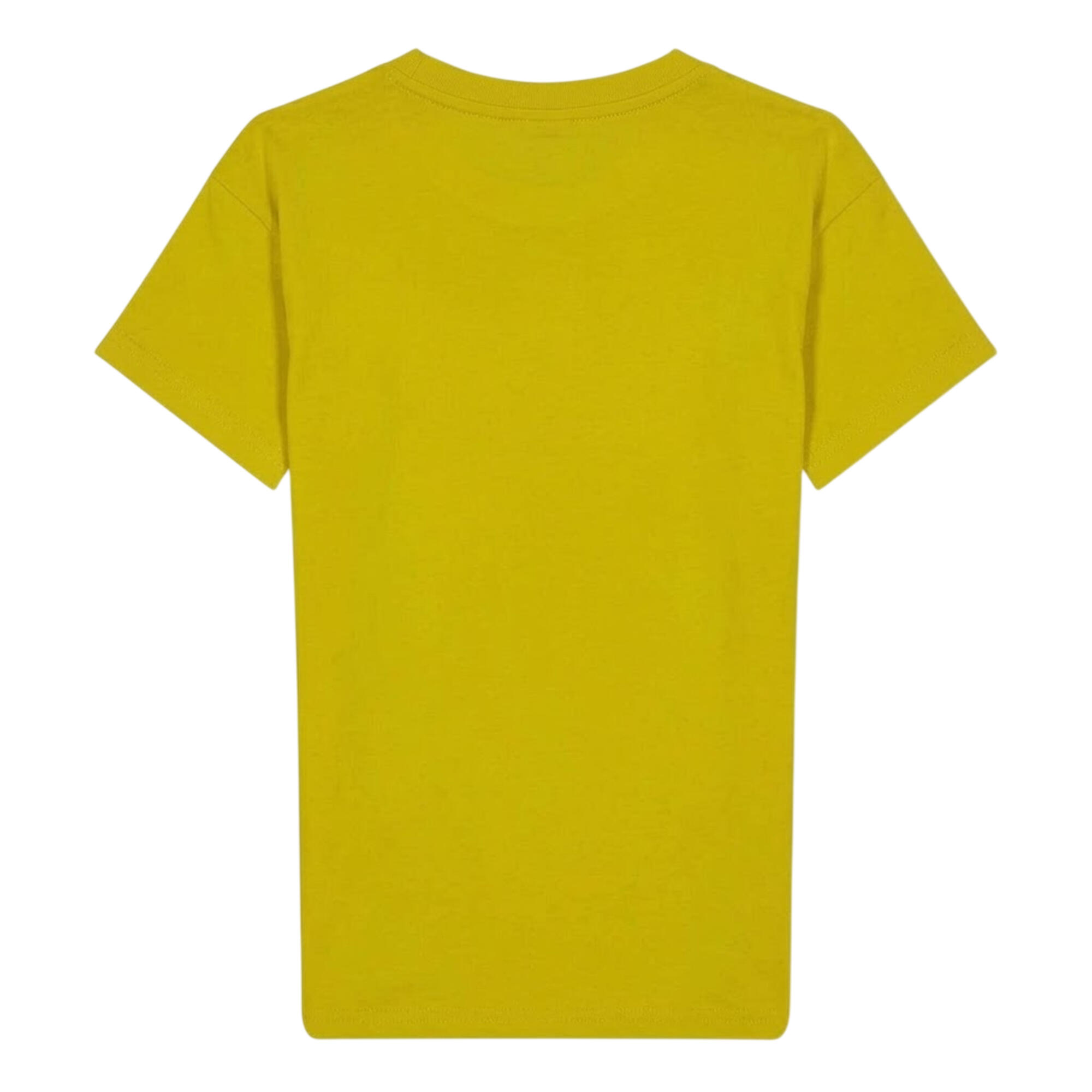 Tshirt Motif/style Logo Sur Poitrine Enfant (Jaune) 2/2